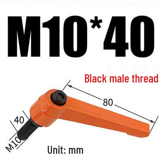 Adjustable Ratchet Handle L-Shaped Wrench with M5/M10/M16 Set Screw 7-Shaped Quick Lock Bolt