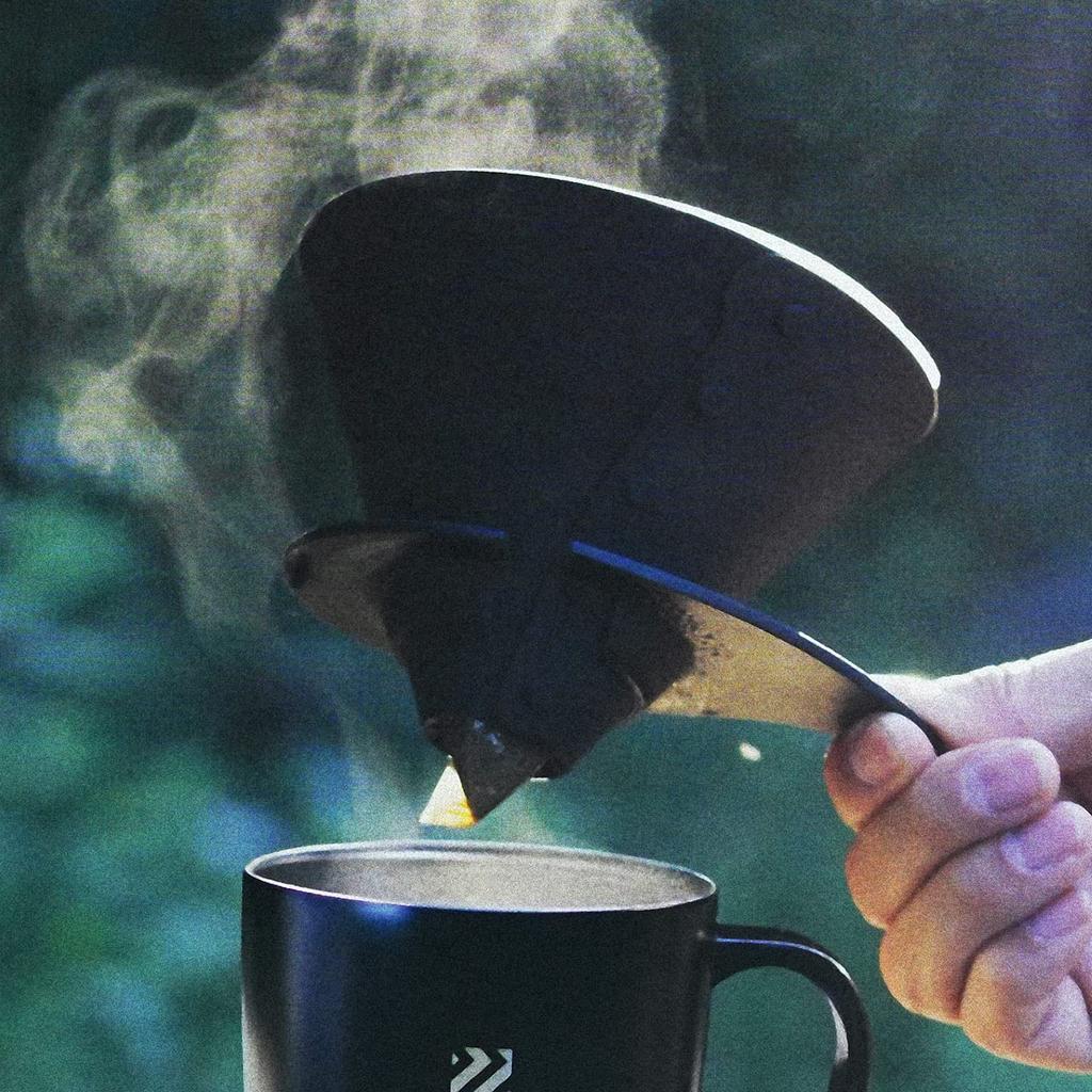 Zebrang V60 Flat Dripper Lightweight and Portable for Outdoor Cups of Coffee ZB-VDF-02B, Camping, 1-4