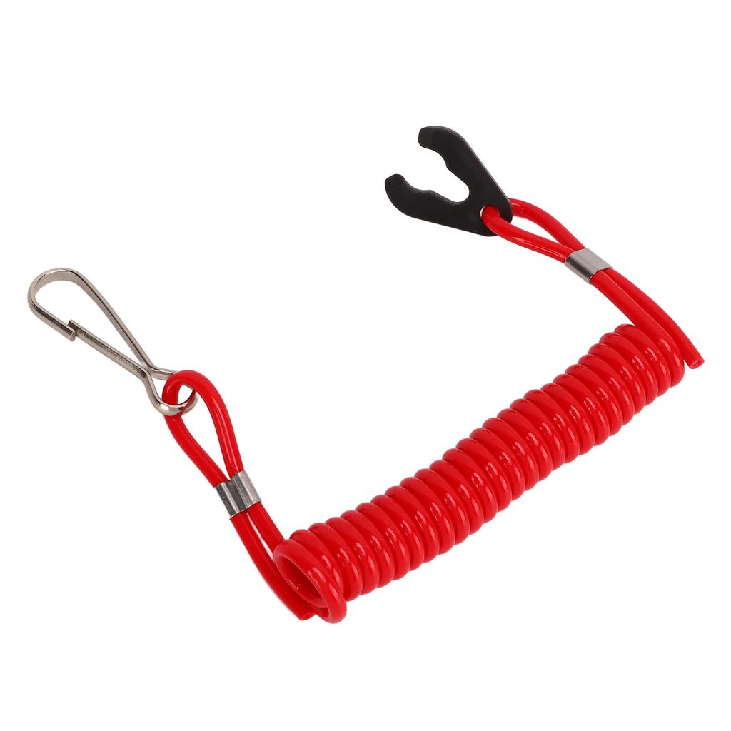 Boat Outboard Engine Motor Lanyard Kill Stop Switch Safety Tether Cord Lanyard for Outboard Motor