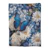 Super Soft Funny Butterfly Throw Blanket Cozy Fleece Fuzzy Plush Flannel Blanket for Travel Camping Living Room Sofa Decor Gift