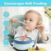 3 Pieces Silicone Teething Spoons for Kids and Babies, Expert Recommended for Weaning