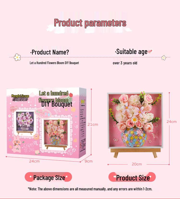 Children's 3D Mosaic Vase DIY Kit - Team Activity & Mother's Day Gift