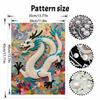 Chinese Dragon Pearl Painting 5D DIY Rhinestone Embroidery Handmade Art Decor Creative Gift for Home Interior Decoration