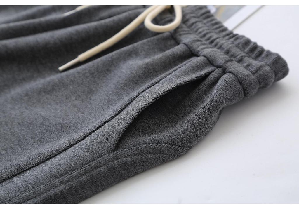 2026 Spring Plus Size High Waist Elastic Knit Pants for Women - Straight Leg, Versatile & Casual