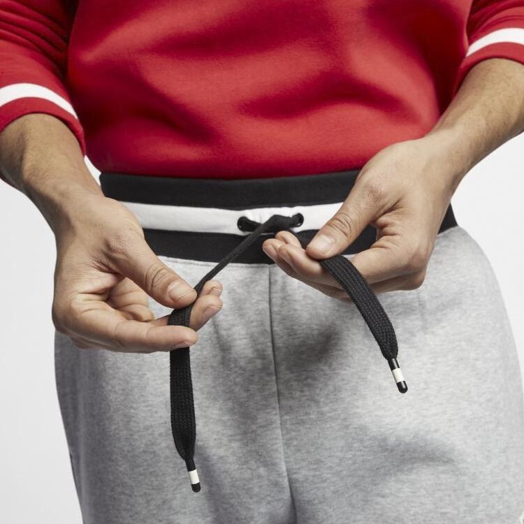 Nike Schmal Geschnittene Fleece-gefütterte Lässige Sporthosen Herren Unterteile Grau CN9128-063