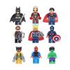 Marvel Superhero Series Building Blocks Abs Plastic Toy Figures Set Of 9 4.5cm Height
