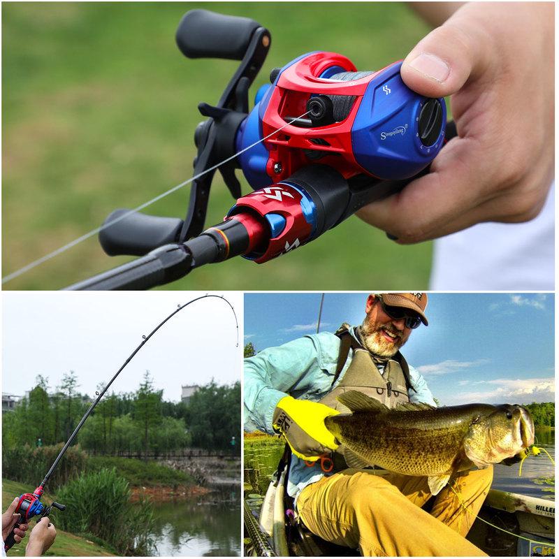 Baitcasting Fishing Reel 13+1BB  Magnetic Brake Saltwater Fishing Outdoor Sports Fishing Wheel