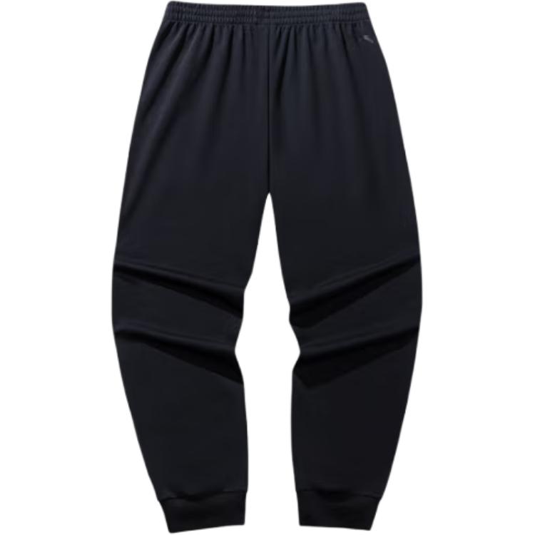 Anta Kyrie Series Basketball Solid Color Mid-Waist Drawstring Breathable Versatile Cuffed Knitted Sports Pants Men Bottoms 172531314-3
