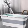 Rectangular Laundry Barrel Space-Saving Washing Basin Foldable Mop Bucket  Car Wash
