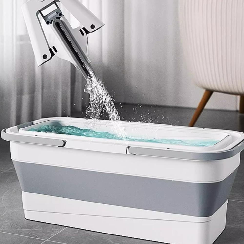 Rectangular Laundry Barrel Space-Saving Washing Basin Foldable Mop Bucket Car Wash