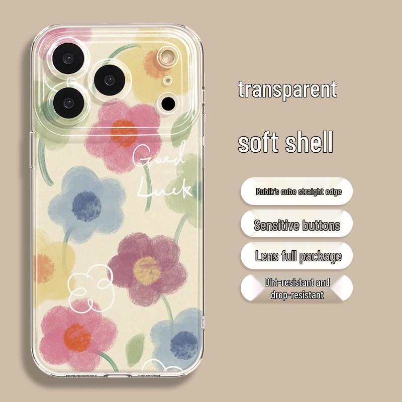 

Year of the Horse iPhone 17 Pro Max Case: Small Flower Oil Painting iPhone 13 Mini