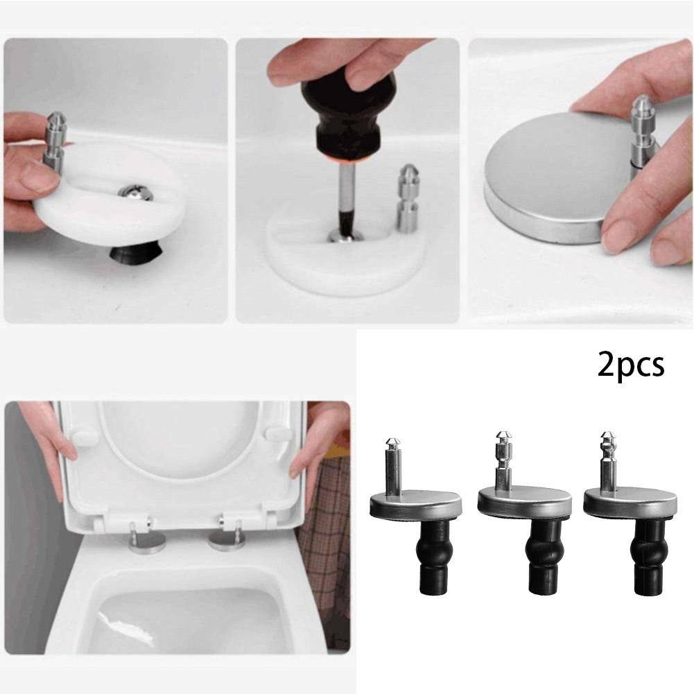 2 Pack Toilet Seat Fixings Accessories Close Household