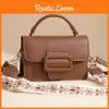 Fashionable Square Crossbody Bag For Women In Chic Colors With Elegant Lock Closure