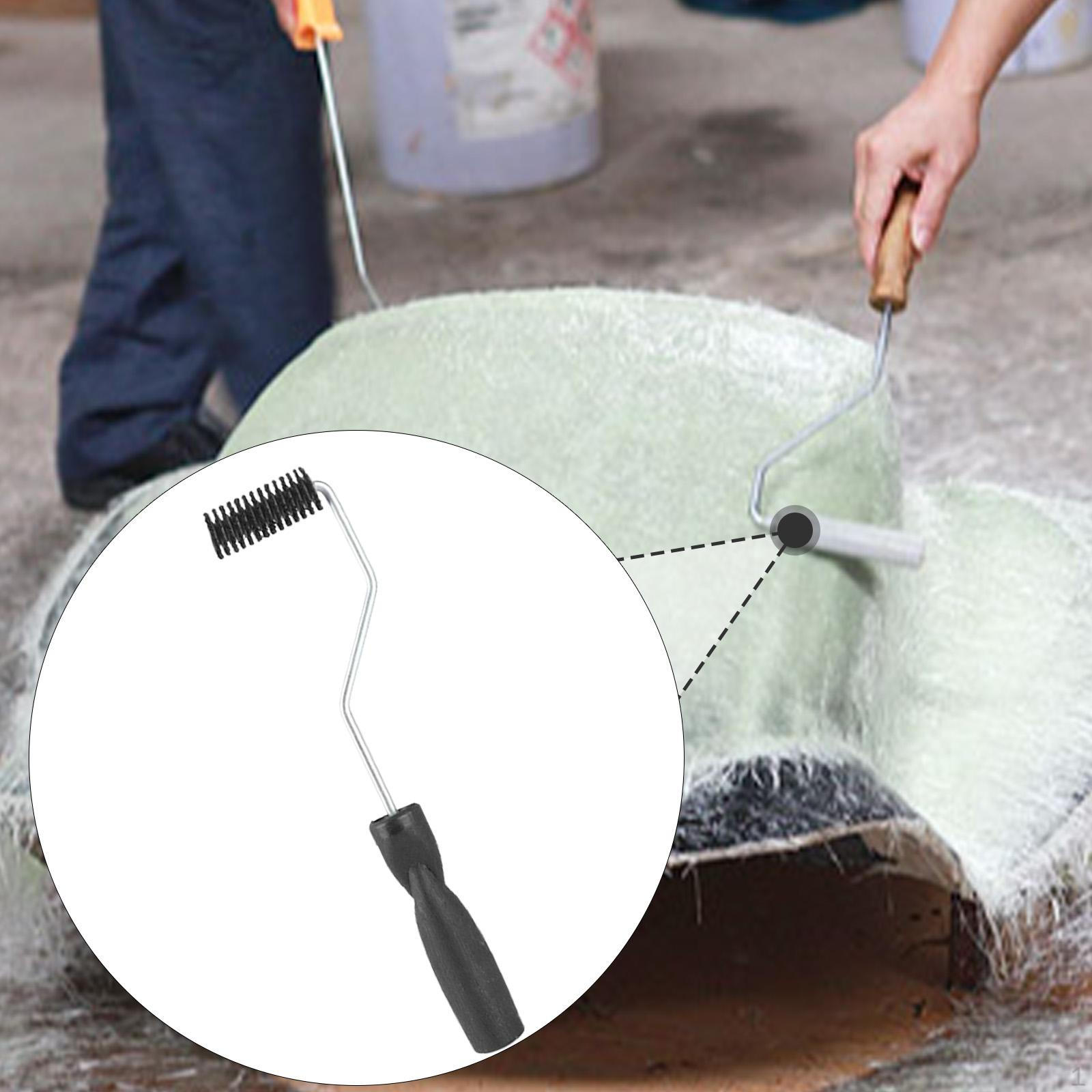 

Инструмент-ролик из стекловолокна, Инструмент-лопатка для удаления пузырьков, Нескользящий ручной портативный инструмент для удаления пузырьков для ванны, для улицы head 28mmx50mm