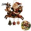 Winterliche Feiertagsbastelprojekte DIY Gestepptes Weihnachts-Windspiel-Set, Handgefertigtes Patchwork-Stoff-Nähbasteln für Individuelle Dekorationen Erwachsene, Saisonal