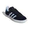 adidas Gazelle Core Schwarz Hellblau Unisex Sneakers Schuhe-Weiß IG6193