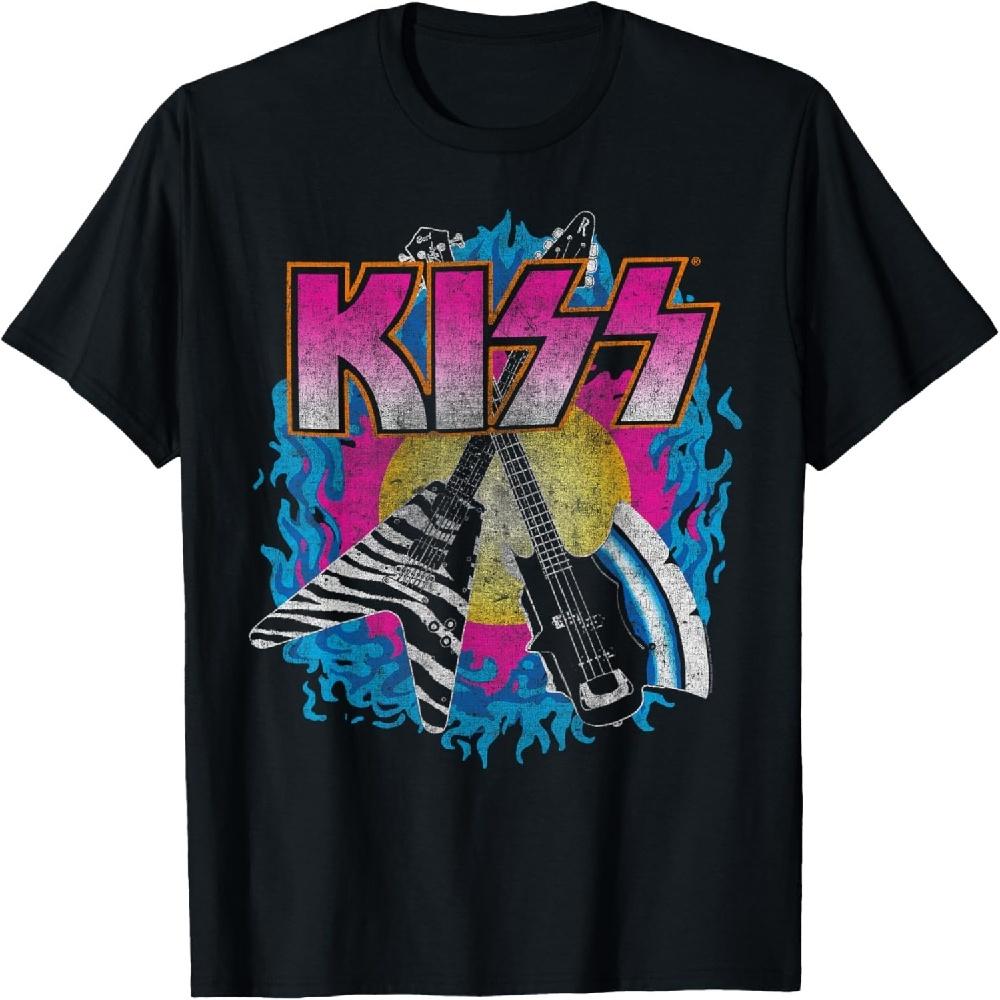 

KISS - Young & Wasted Unisex Adults T-Shirt, Black, Small, Short Sleeve, Classic Fit, T-Shirt S чёрный