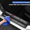 AJR2 Universelle 3D-Kohlefaser-Autotürschwellenschutz-Aufkleber für Citroen C4 C3 C2 C1 C5 Berlingo Xsara Grand Picasso RS Kopfstütze