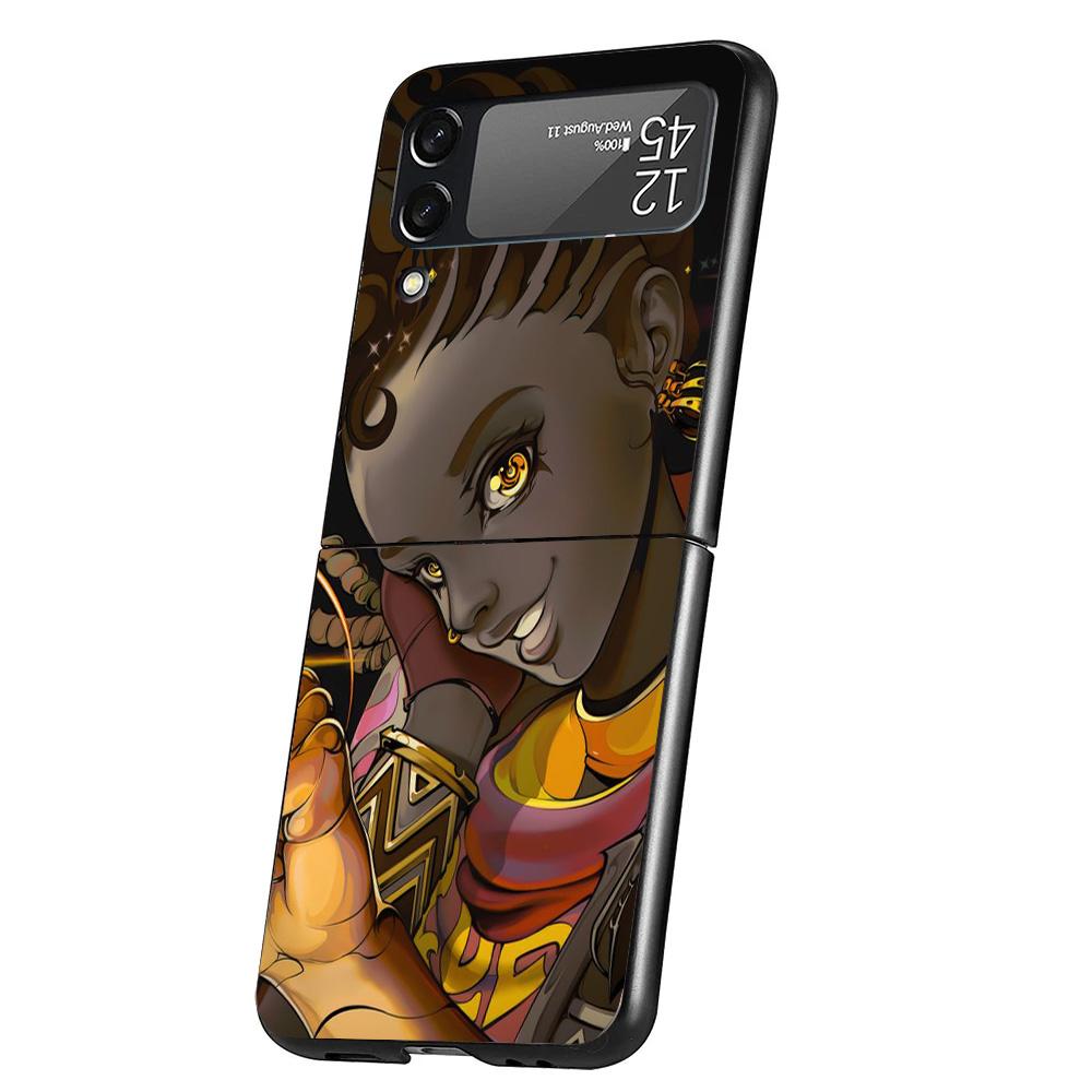 Valorant Game Cool Cover Phone Case For Samsung Galaxy Z Flip 7 6 5 4 3 5G Flip7 Flip6 Flip5 Flip4 Flip3 Black Fundas Shell Gala