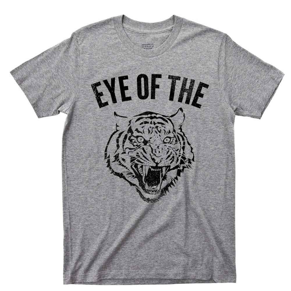 

Eye Of The Tiger T Shirt Fighter Rocky Boxing Movie Survivor 80s Rock Music Tee M