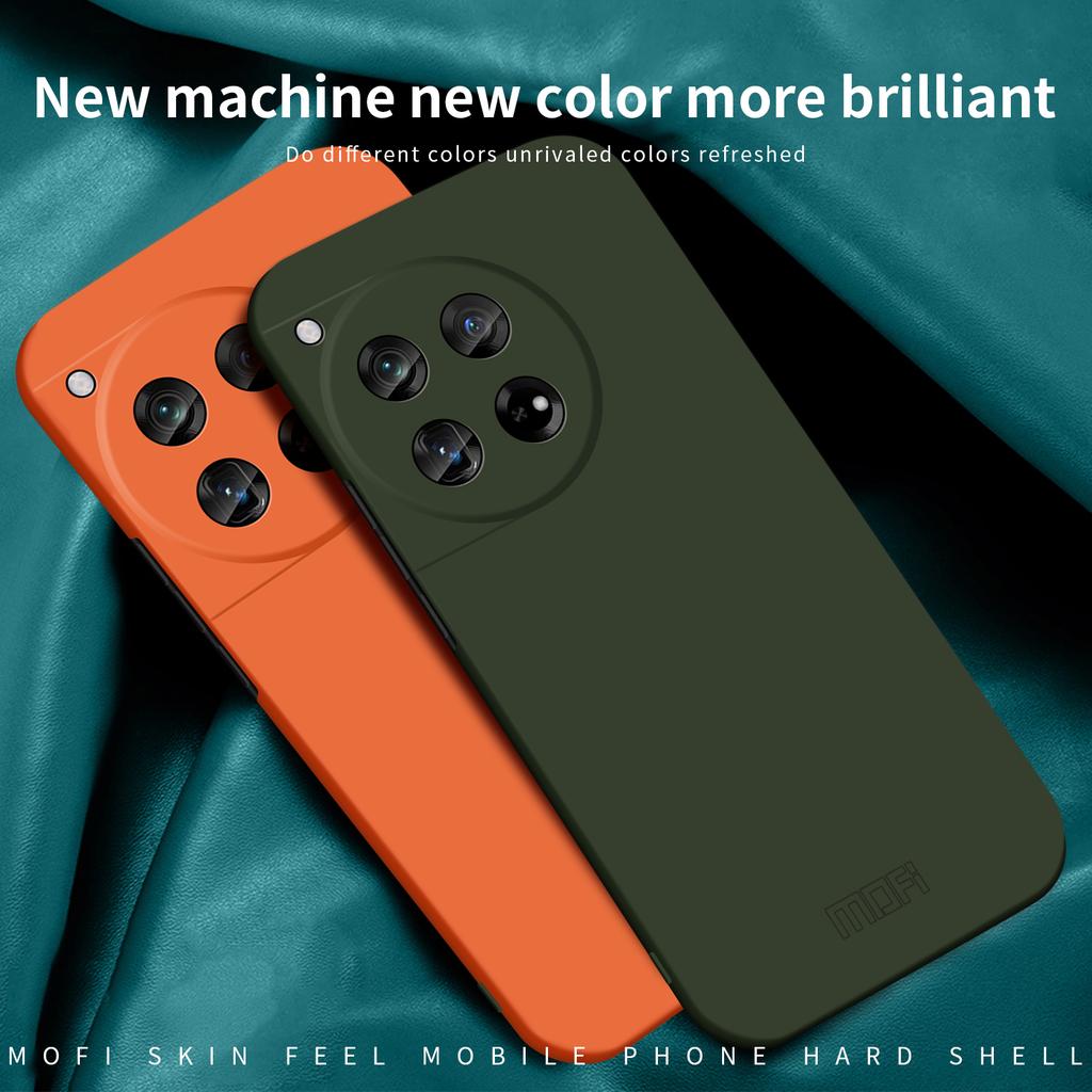 MOFI JK Qin Serie Für OnePlus 12 5G Hülle Matt Kratzfest TPU+Acryl Handy Rückschale