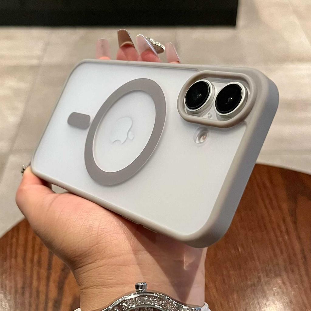 Luxury For Magsafe Wireless Charging Case For iPhone 16 13 14 15 Pro Max Clear Shockproof Magnetic Phone Cases Cover Accessories