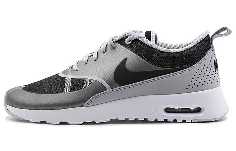 Nike Air Max Thea Casual Shoes Women s Low Top Black/Silver 844955-002 36.5