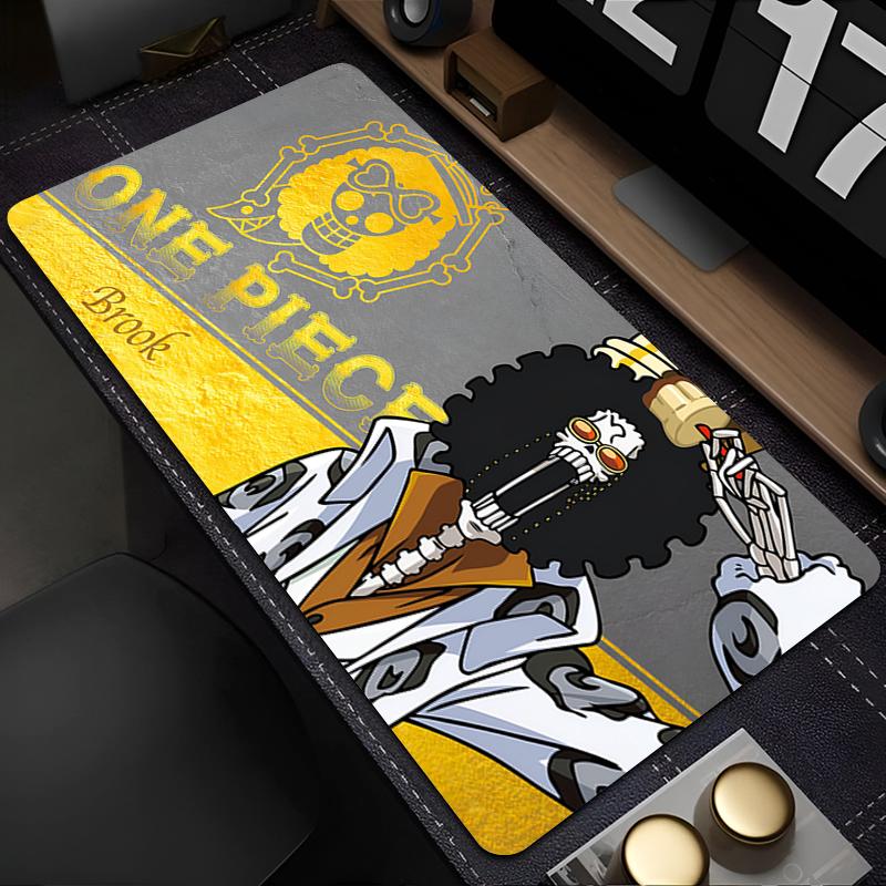 Mouse Pad one piece Brook Anime Game Gaming Accessories Varmilo Keyboard Pad PC Computer Rubber Desk Mat Carpet Mousepad