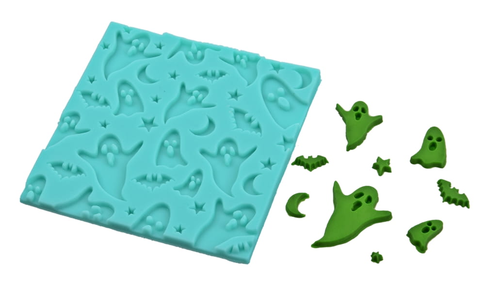 Silicone Mold for Sugarcraft Halloween Ghosts