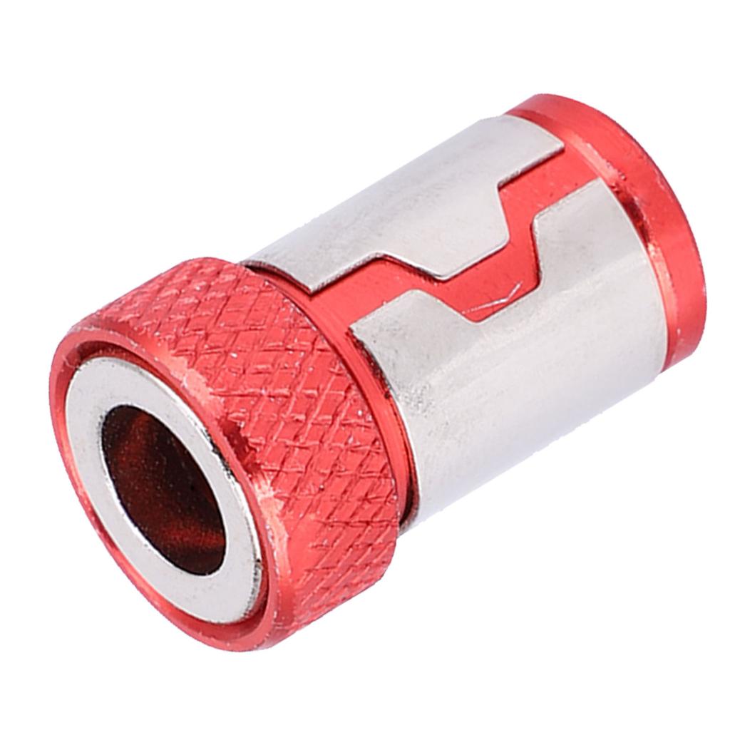 5Pcs Schraubendreher Magnetischen Ring Anti Slip Aluminium Legierung Zubehör(rot)