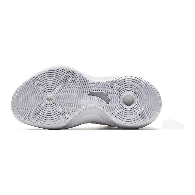 Anta Kids KT8 Non-Slip High-Top Basketball Shoes Kids Sneaker White Platinum 312331130-4