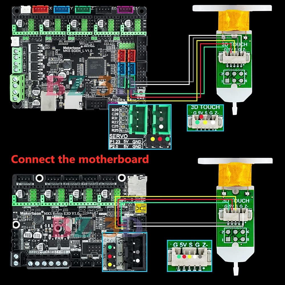 New Upgrade MKS 3D Touch V2.0 Auto Leveling Sensor Auto Bed Leveling Sensor for 3D Printers CR-10/Ender 3/ Pro/ CR-10S/S4/S5 Improve Printing