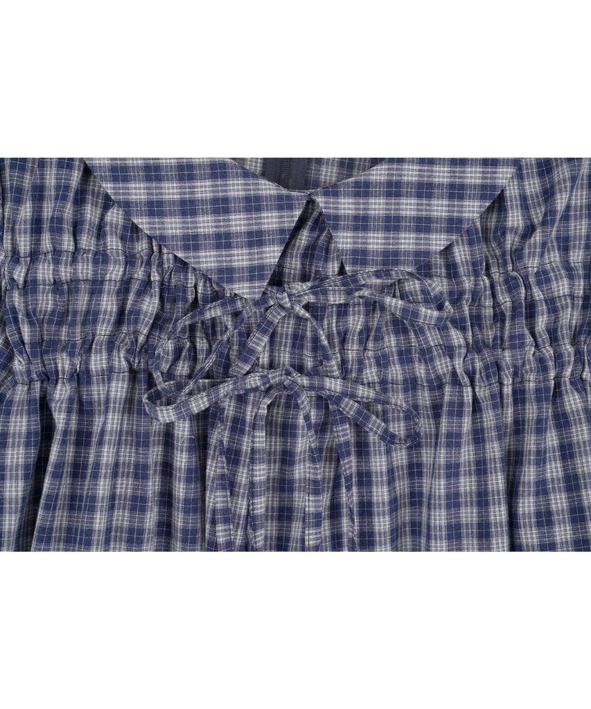 HARDCORE HAPPINESS Check Ribbon Blouse