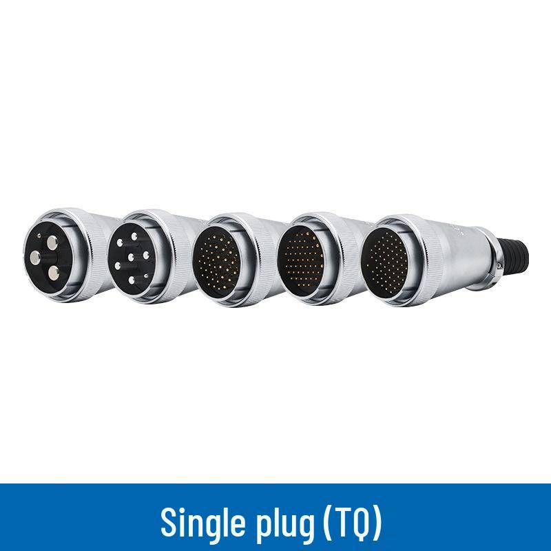 Weipu WS55 Aviation Plug: 4-core, 7-core, 40-core, 53-core, 61-core, Male Plug & TQ Female Square Socket Connector.