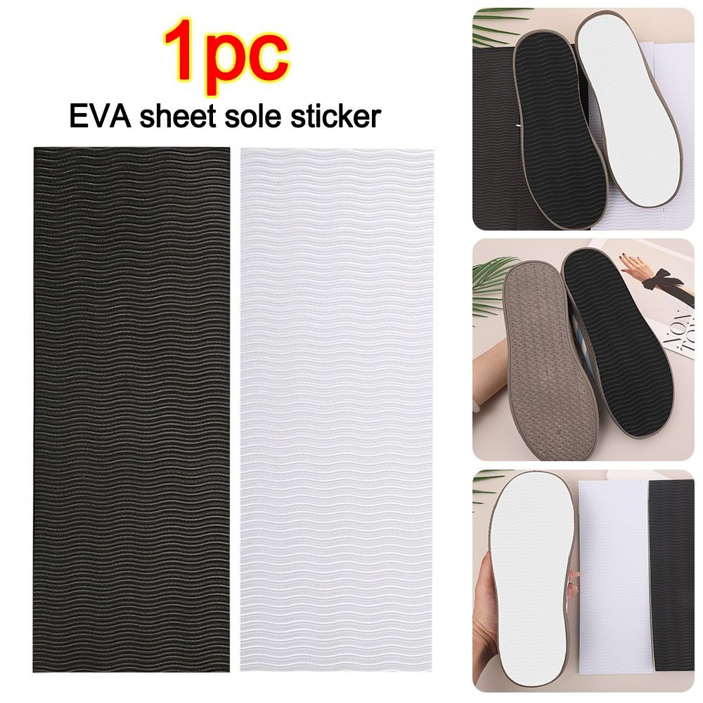 2Pcs Portable 10*27cm Sole Anti Slip Sticker Repair Wearable Shoe Bottom Pads Self Adhesive Shoe Mute Cushion Shoe Accessories
