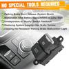 Electronic Parking Brake Control Switch, Replaces KD2W-66-EP0, KD2W66EP0A, KD2W 66 EP0A, Compatible with Mazda CX-5 2017-2021, 12 Pins, 1 Pc