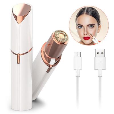 Épilateur Électrique pour Femmes Rechargeable par USB Tête pour l'Épilation à Domicile Doux Rapide Pratique