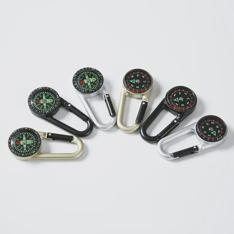 Zinc & Aluminum Alloy Carabiner Compass for Climbing