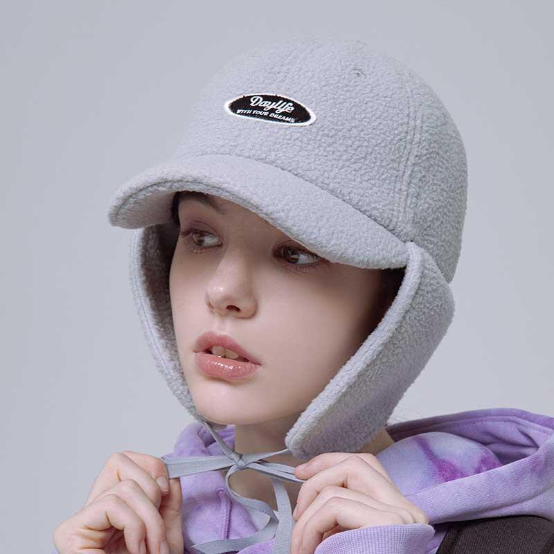 Шляпа-ушанка Daylife из флиса с подкладкой из боа (серый) FREE