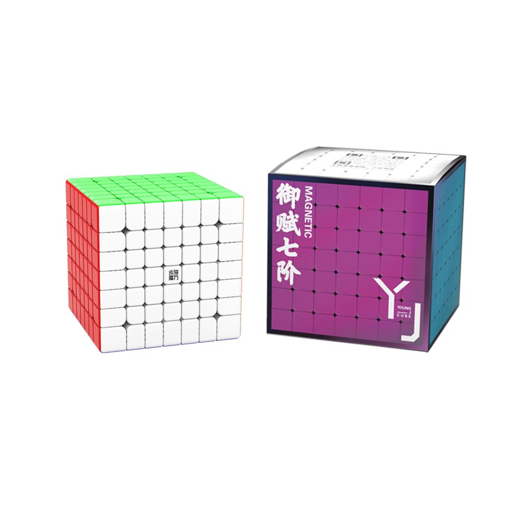 Non-Toxic Yj Yufu V2M 7X7X7 Magnetic Magic Cube Speed Cube 7X7 Cubo Magico For Educational Toys Kid Children Gifts