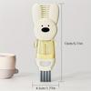 1pc Rabbit-Themed 4in1 Multifunctional Cleaning Brush Plastic, Reusable with Handle for Kitchen, Cup, Bathtub, and Bottle Cleaning, Gap Detailing