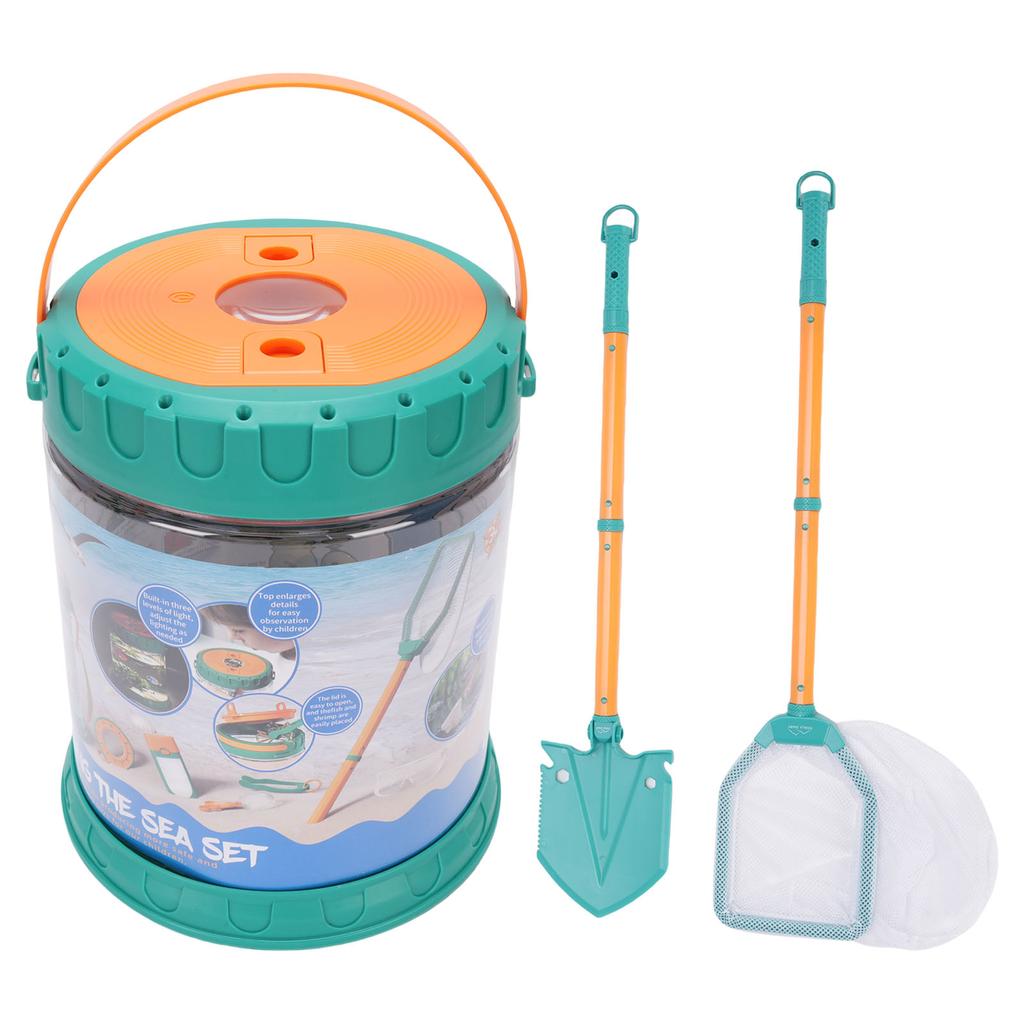 Beach Sand Toy Set Kids Explorer Kit Portable Adventure Toy for Outdoor Activities and Travel