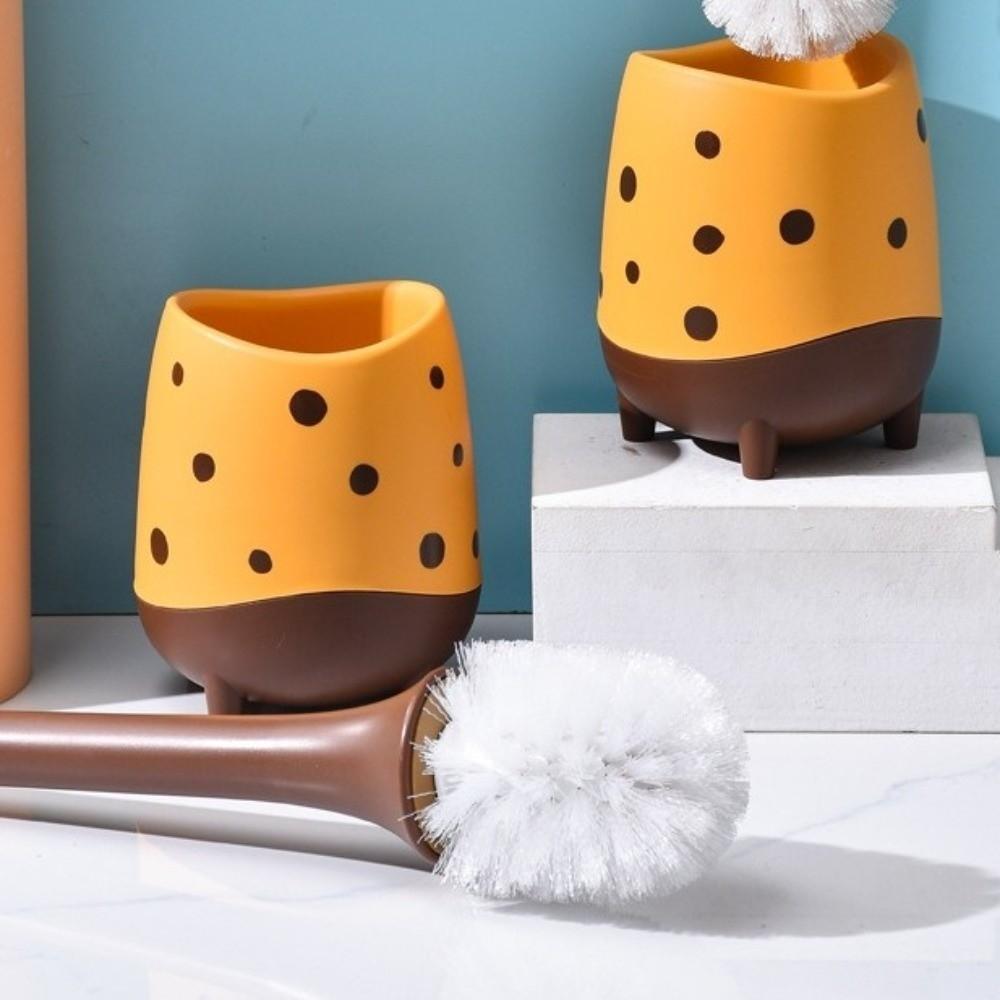 Cartoon Long Handle Brush Plastic Toilet Cleaning Brush Bathroom Cleaning Toilet Brush Bathroom