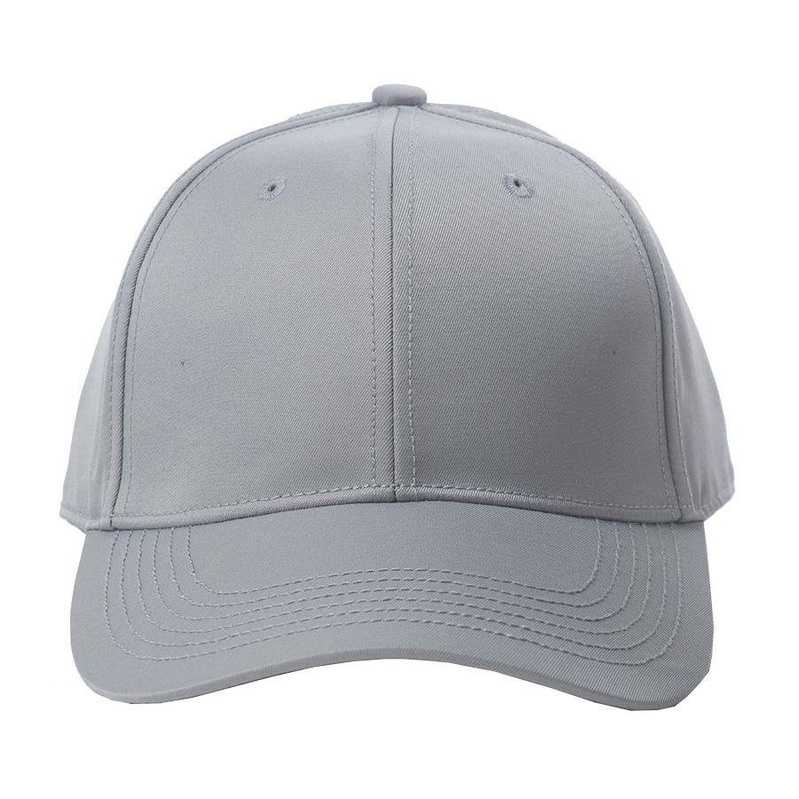 Outdoor simple student sports cap adjustable hat curved brim baseball cap solid color sports and leisure sunshade cap