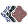 AENUANCE Cloth Pads for Mild Urinary Incontinence, 3-Piece Set, Thick, Absorbent, 4cc Capacity, SS, Non-Waterproof, AESH-3P-V20