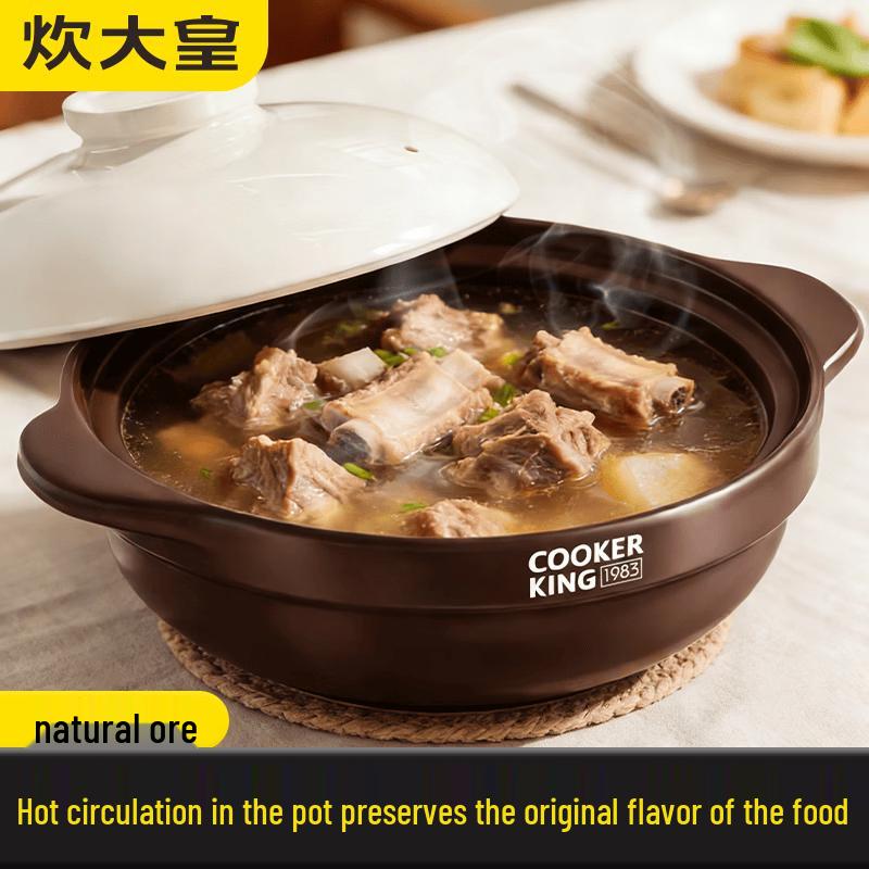 COOKER KING High-Temperature Ceramic Stew Pot