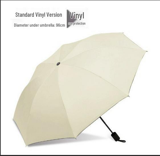10-Rib Auto Folding Umbrella: Enlarged, Thickened, Portable, with Ring Buckle – for Sun and Rain, Custom Logo Available.