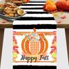 Christmas Table Runner Linen Holiday Decor Creative Halloween Thanksgiving Tablecloth Festive Atmosphere