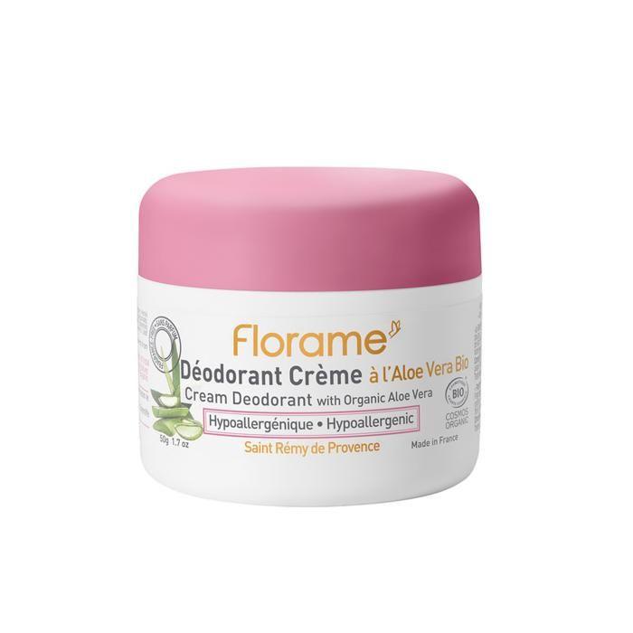 Florame Déodorant Crème 24H Hypoallergénique Bio 50 Grammes
