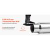 SucceBuy Elbow Exhaust Tip Chrome Turn Down Exhaust Tip w/ Clamp for Truck Car Chrome Structure for High Temperature Resistance